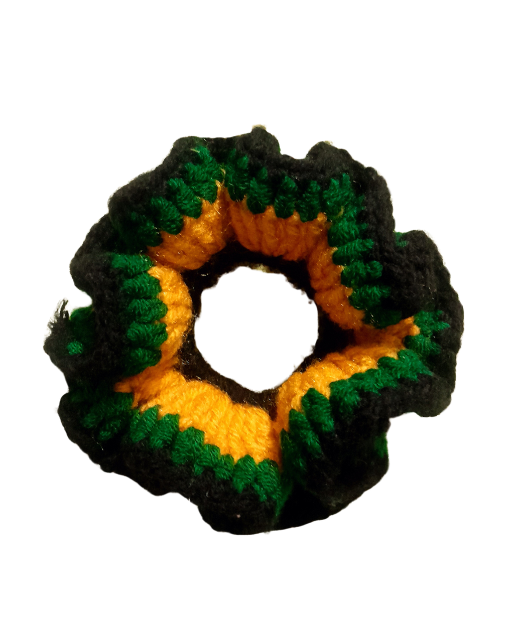 Jamaica Island Crochet Scrunchie