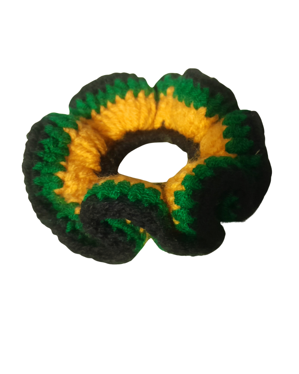 Jamaica Island Crochet Scrunchie