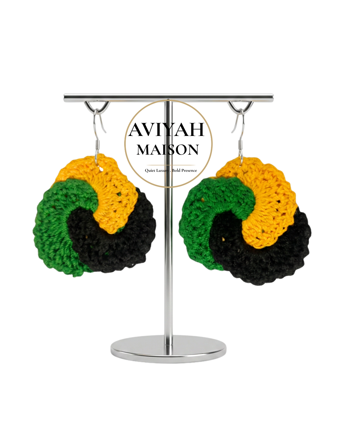 Jamaica Tri Circle Earrings